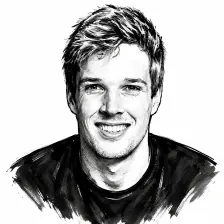 Inkt-portret van Gydo