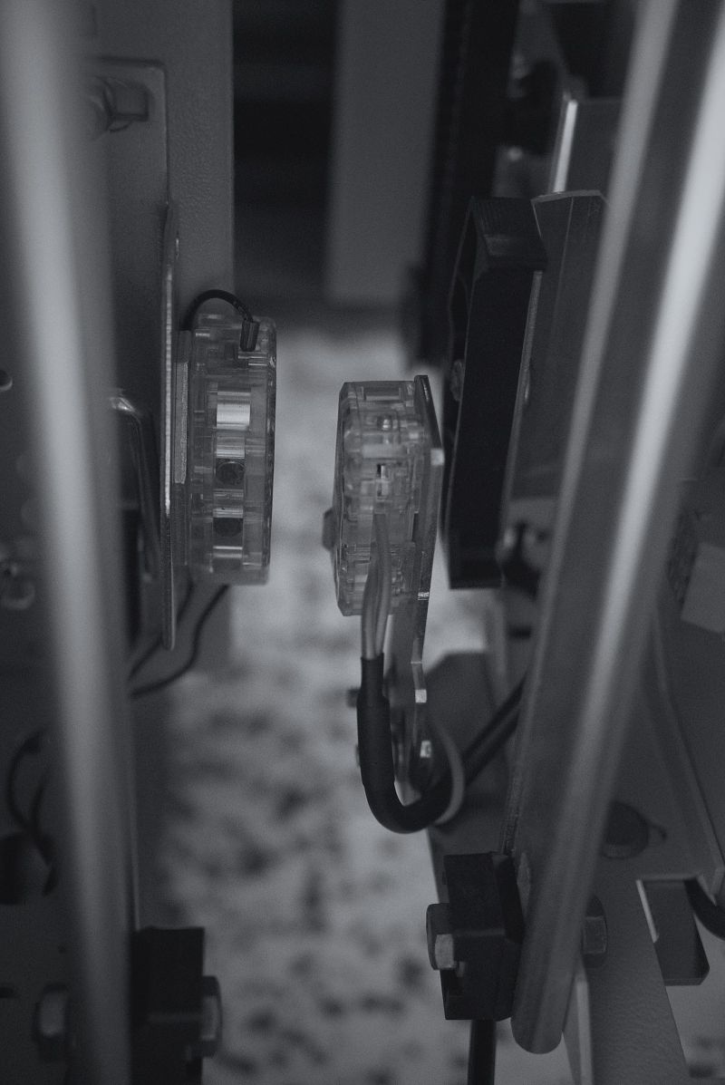 Positioneringscomponenten in de nieuwe liftinstallatie